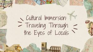 Traveler participating in a traditional cultural immersion experience with local community rituals and customs.