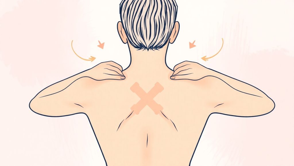 A person performing Somatic Yoga movements designed to relieve muscle tension and promote relaxation.