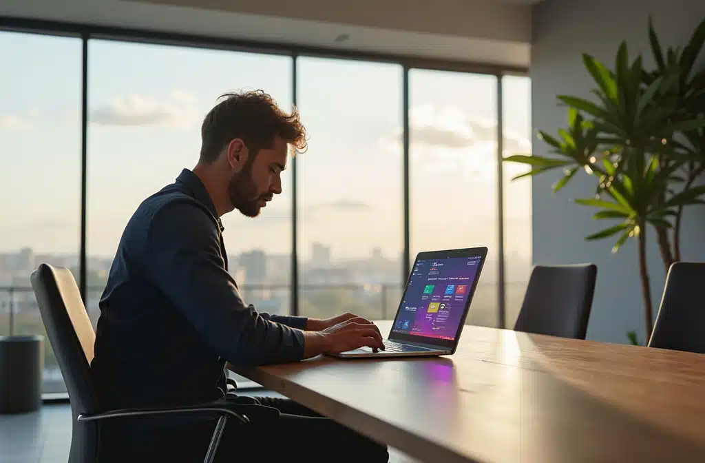 "Microsoft Copilot user interface with AI-powered features in Microsoft 365 applications"  